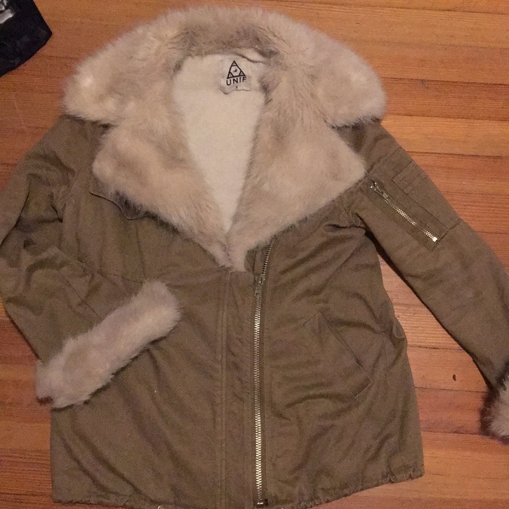 Unif - Army Sherpa Jacket - Size: Small - image 1